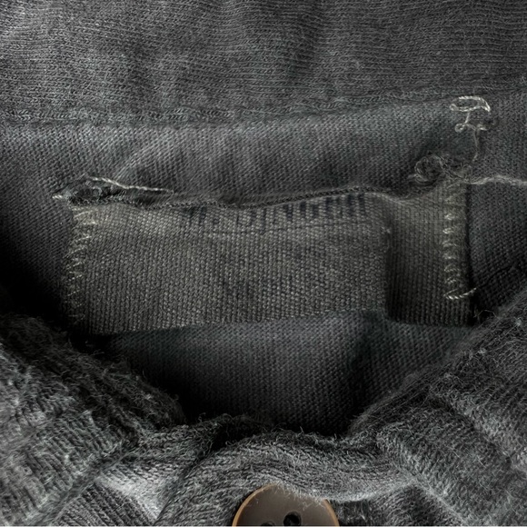 Overdyed Reworked Pocket Polo Black Grey Made in USA - Picture 3 of 5